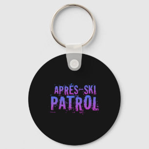 Retro 80er Après-Ski-Patrouille Vintage _1  Schlüsselanhänger