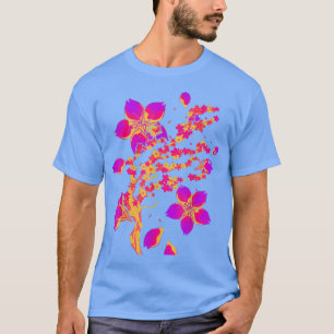 Retro 80er Art Japan Blume Sakura Vaporwave Cherry T-Shirt
