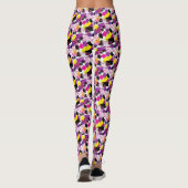 Retro-80er-Ästhetik Leggings (Rückseite)