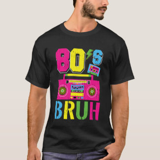 Retro-80er-Bruh-Outfits für Jungen 1980er-Party-Ou T-Shirt