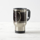 Retro 80er Camera Effect Travel Mug Reisebecher (VorderseiteRechts)
