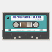 Retro 80er Cassette Tape Personalisiert Sticker (Vorderseite)