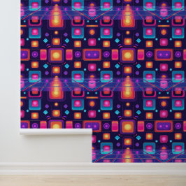Retro 80er Disco Fieber | Wand-Wand-Wand-Wand Tapete