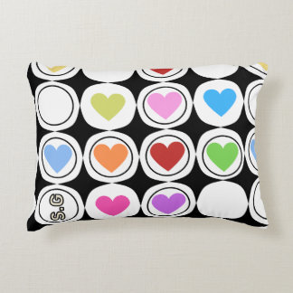 Retro 80er fett geometricheris hell dekokissen