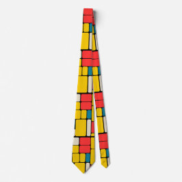 Retro-80er fett geometrisch, modern hell krawatte