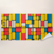 Retro-80er fett geometrisch, modern hell