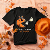 Retro 80er Halloween Video Game Pumpkin Ghost T-Shirt