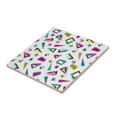 Retro 80er heller und farbiger Trend Fliese (Seite)