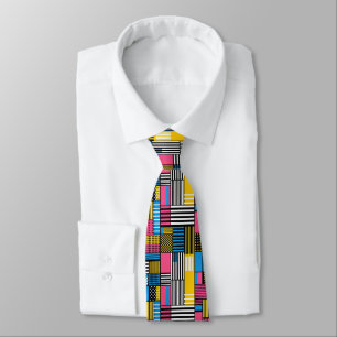 Retro 80er Jahre Maßanzug-Krawatte – Elegante Mode Krawatte