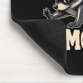 Retro 80er Jimothy Waschbär Design Mousepad (Ecke)