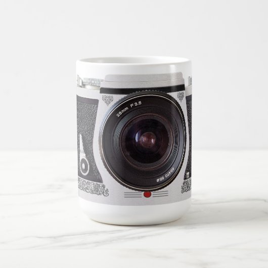 Retro 80er Kamera-Effekt auf Tee-oder Kaffee-Tasse Kaffeetasse (Mittel)