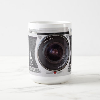 Retro 80er Kamera-Effekt auf Tee-oder Kaffee-Tasse Kaffeetasse