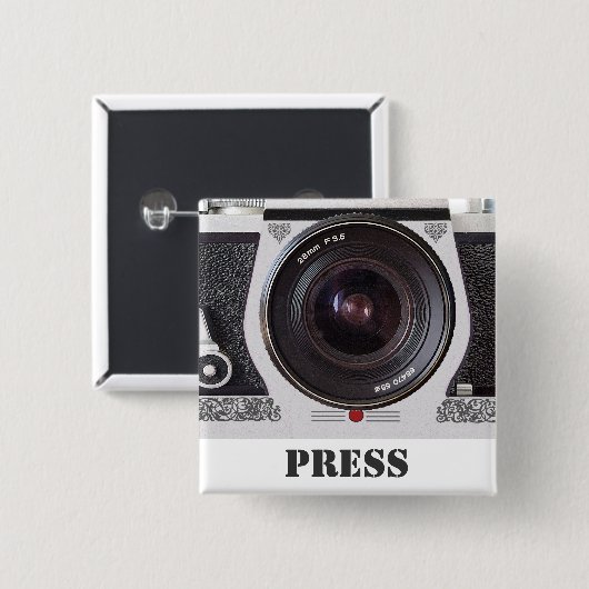 Retro 80er Kamera-Effekt-Medien und Button (Vorne & Hinten)