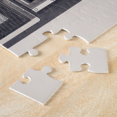 Retro 80er Kassettenrekorder Muster. Puzzle (Seite)