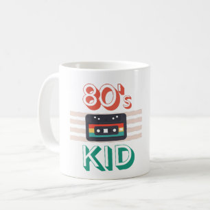 RETRO 80ER KIND - KASSETTEN-LIEBHABER  KAFFEETASSE
