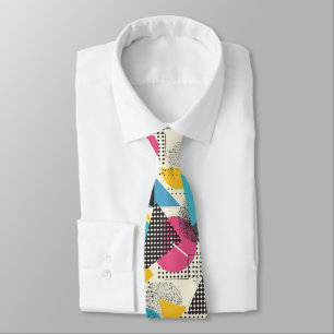 Retro-80er-Krawatte im Custom-Design – Elegante Mo Krawatte