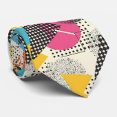 Retro-80er-Krawatte im Custom-Design – Elegante Mo Krawatte (Gerollt)