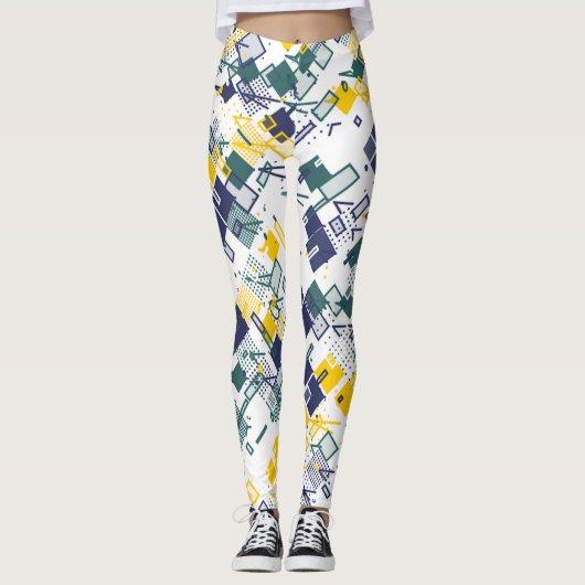 Retro 80er Leggings (Vorderseite)