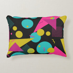 Retro 80er Memphis Geometric Design Dekokissen