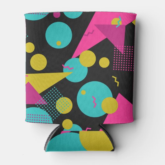 Retro 80er Memphis Geometric Design Dosenkühler (Vorderseite)