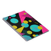 Retro 80er Memphis Geometric Design Notizblock (Rechte Seite)