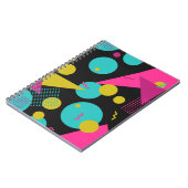 Retro 80er Memphis Geometric Design Notizblock (Linke Seite)