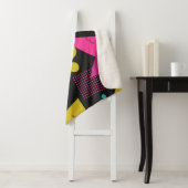 Retro 80er Memphis Geometric Design Sherpadecke (Beispiel)
