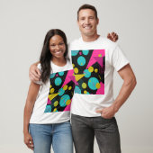 Retro 80er Memphis Geometric Design T-Shirt (Unisex)