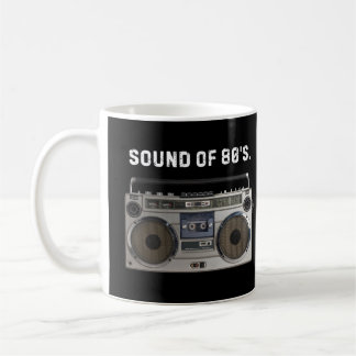 Retro‑80er‑Musik‑Tasse Kaffeetasse