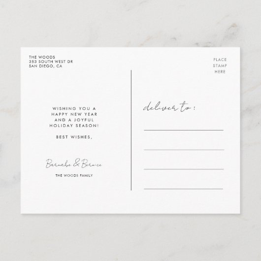 Retro 80er Neon beleuchtet Frohe Weihnachten Foto (Rückseite)