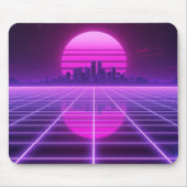 Retro 80er Neon Gel Mauspad (Vorne)