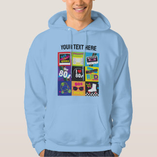 Retro-80er-Neon-Grafik-Ästhetik-Popkultur Hoodie