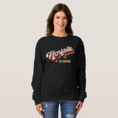 Retro 80er Norfolk Virginia Va Sweatshirt (Vorne ganz)