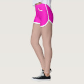 Retro 80er Pink Sport Running Shorts Leggings (Links)