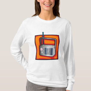 Retro-80er-Pop-Art-Radio Vibrant Vintage T-Shirt