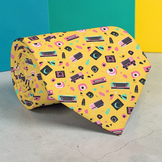 Retro-80er-Popkultur-Halsbindenindividuelle Krawatte