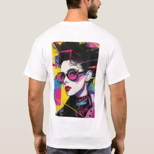 Retro-80er-Popkultur-Pop-Art-T-Shirt T-Shirt