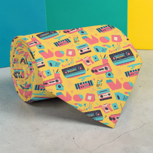 Retro-80er-Popkultur-Schlips nach Maß Krawatte