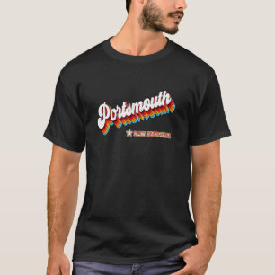 Retro 80er Portsmouth New Hampshire Nh T-Shirt