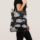 Retro 80er Rainbow Hearts Tasche (Von Nahem)