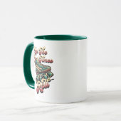 Retro-80er-Rollschuh-Kaffeetasse Tasse (Vorderseite Links)