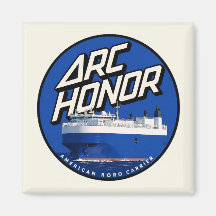 Retro 80er Skate Shop Blaues Logo Magnet