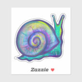Retro 80er Snail Aufkleber (Blatt)