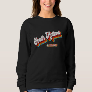 Retro 80er South Holland Illinois Il Sweatshirt