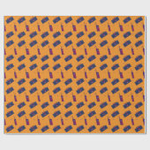 Retro 80er Stil Hintergrund, bunt. Geschenkpapier (Flach)