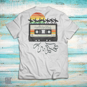 Retro 80er Surf-Kassette Vintage Sonnenuntergang S T-Shirt