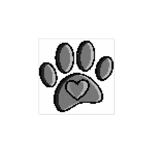 Retro 80er Video Game 8 Bit Pixel Art Dog Patch Gummistempel (Prägung)
