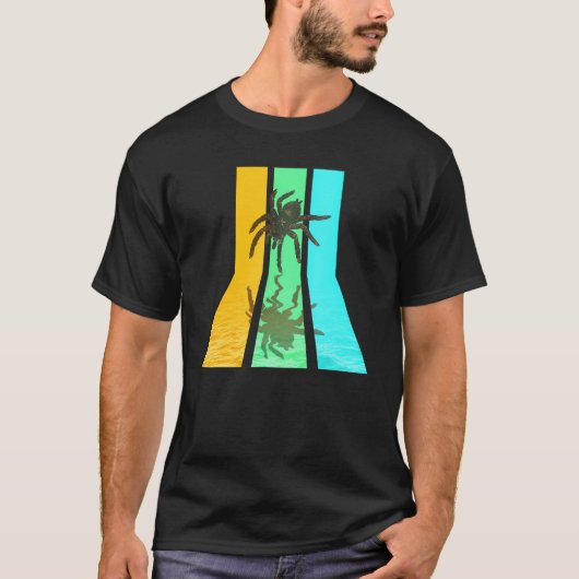 Retro 80er Vintag Style Tarantula Spider T-Shirt (Vorderseite)