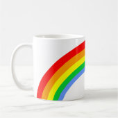 Retro 80er Vintage Regenbogen Tasse (Links)