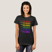 Retro 80er Vintager Rainbow Pride LGBT T-Shirt (Vorne ganz)